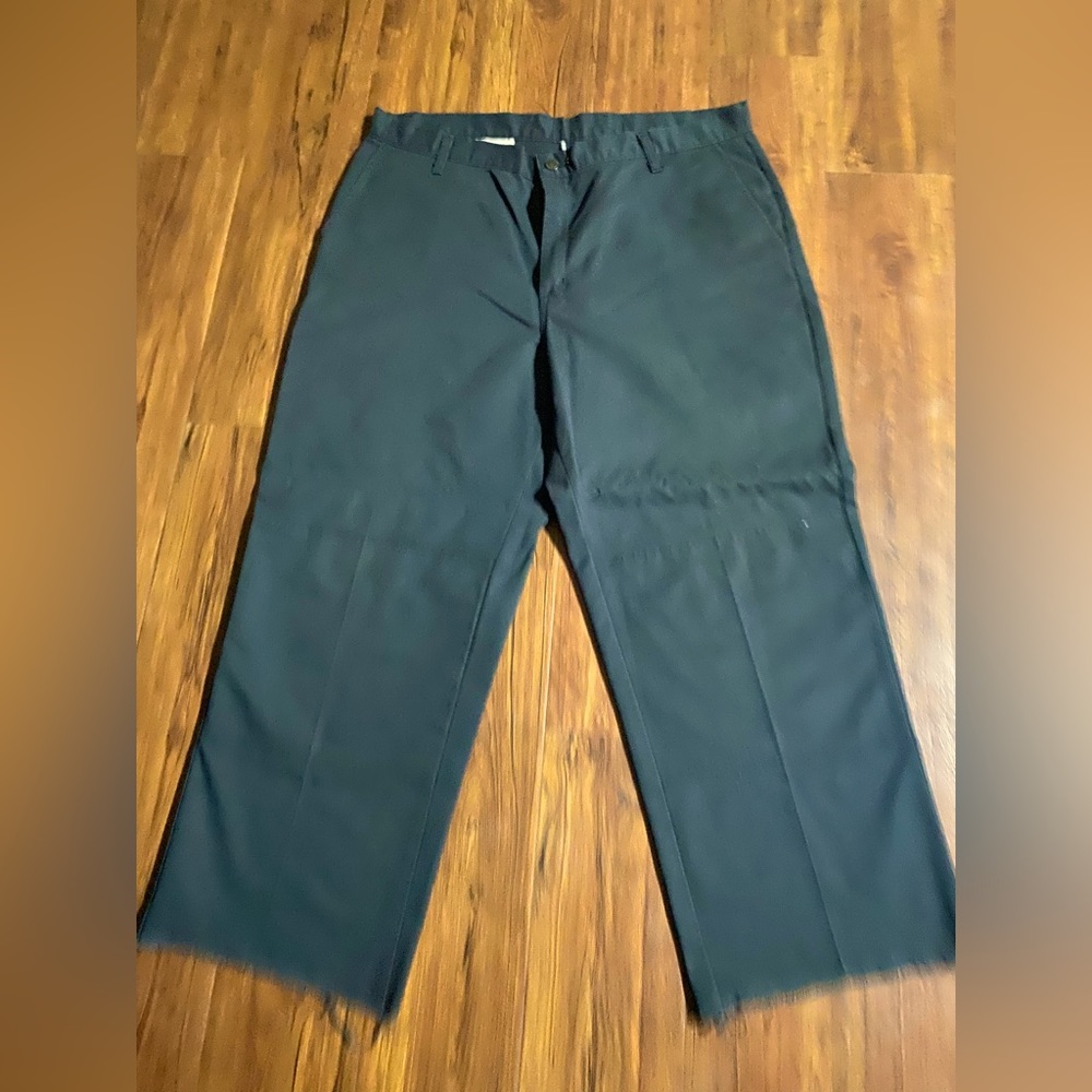 Black cut dickies double knee pants